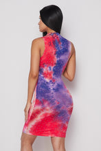Load image into Gallery viewer, Slvls Stone Tye Dye Midi Dress