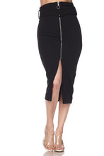 Load image into Gallery viewer, Zip Frnt Belted Waist Midi Ski