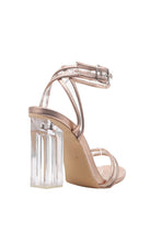 Load image into Gallery viewer, Pu Trim/clear Strap High Heels