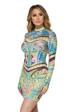Load image into Gallery viewer, Mlt Color Studded L/s Mn Dress