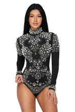 Load image into Gallery viewer, L/s Stone Pearl Mesh Bodysuit