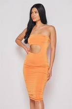 Load image into Gallery viewer, Opn Side Tube Midi Dress