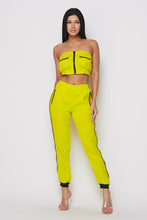 Load image into Gallery viewer, 2 Pcs Crop Tube Top/pants Set