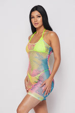 Load image into Gallery viewer, Fishnet Multi  Dress Cover Up