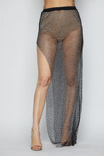 Load image into Gallery viewer, Long Studded Mesh Skirt