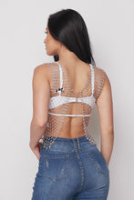 Load image into Gallery viewer, Mesh Bead Pearl Opn Bck Top